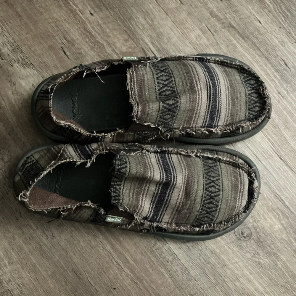 Sanuk‎ Shoes Vagabond Rad Blanket Men's Size 8 Green